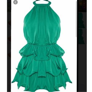 GREEN PLT ROMPER BRAND NEW